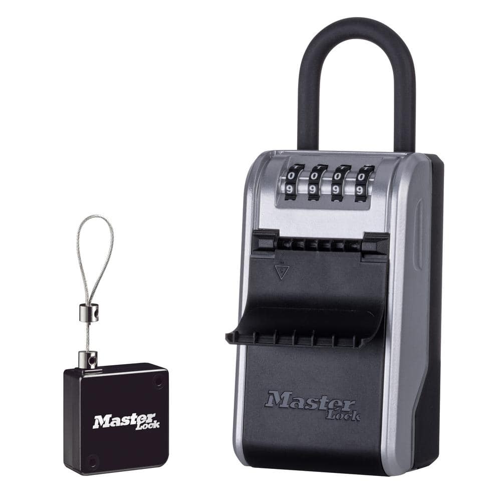Large Outdoor Lock Box with Combination Dial, Removable Shackle and Key Tether price history on PriceWatchPro