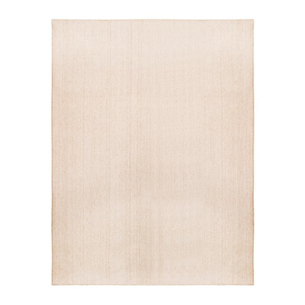 Delara PET Rug Indoor Outdoor Light Beige 8 ft. x 10 ft. Hose Washable Kitchen/Bedroom/Living Room/EasyClean Area Rug