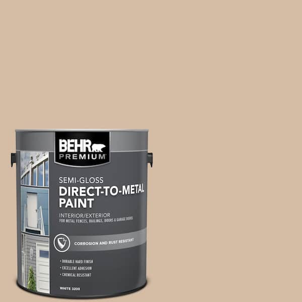1 gal. #290E-3 Classic Taupe Semi-Gloss Direct to Metal Interior/Exterior Paint