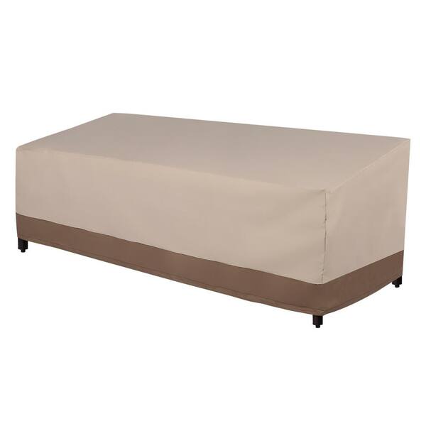 Karl home Patio Brow and Khaki 600D Oxford Fabric Furniture Cover