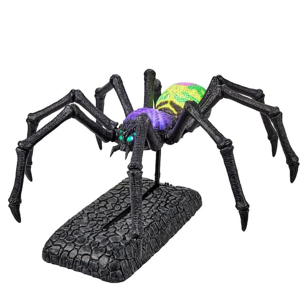 6 FT Wicked Woods Animated LED Creeping Spider