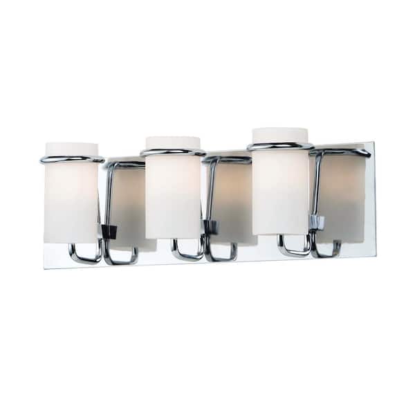 Maxim Lighting Avant 18 in. Wide 3-Light Polished Chrome Vanity Light