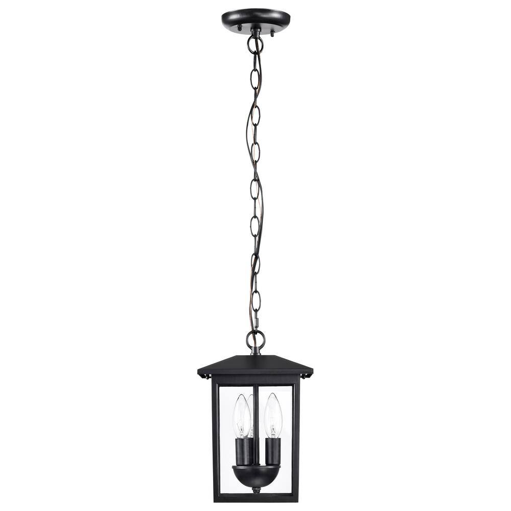 Matte Black Jamesport 7.5" Outdoor Incandescent Glass Light
