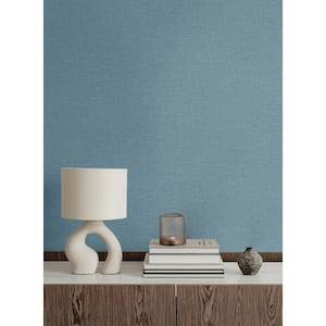 60.75 sq. ft. Seaglass Nomi Embossed Vinyl Unpasted Wallpaper Roll