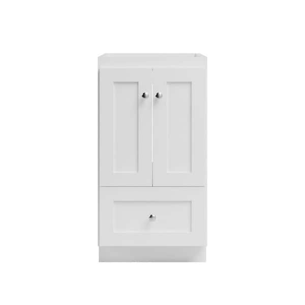 Shaker 18 in. W x 21 in. D x 34.5 in. H Bath Vanity Cabinet without Top in Winterset