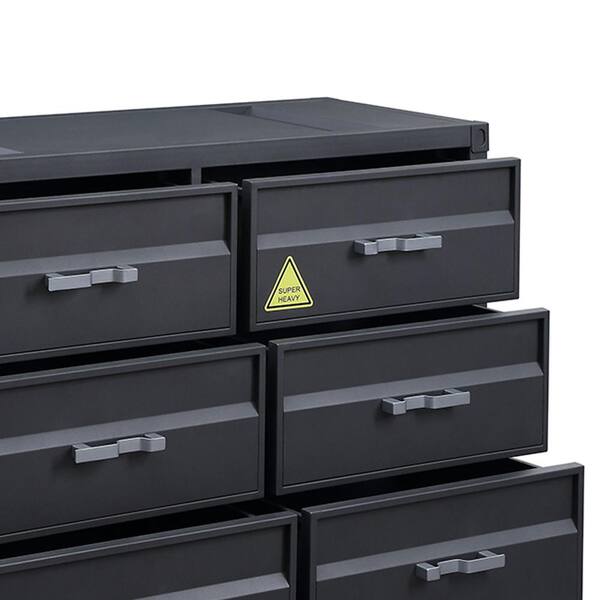 Acme Furniture Cargo 6-Drawer Gunmetal Dresser 37955 - The