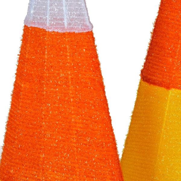 12 PC 8 Candy Corn Traffic Cones
