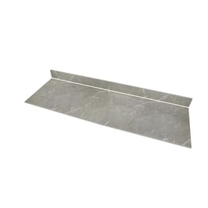6 ft. L x 25 in. D x 0.5 in. T Gray Engineered Composite Countertop in Soapstone Mist