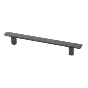 Italian Design Collection 5 in. Center-to-Center Dark Bronze Thin Modern Rectangular Cabinet Pull