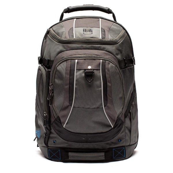 Ful Load Factor 19 in. Black/Gray Padded Laptop Backpack
