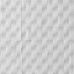 Blaze Keys White 11.29 in. x 11.41 in. Matte Resin Wall Tile (0.89 sq. ft./Each)