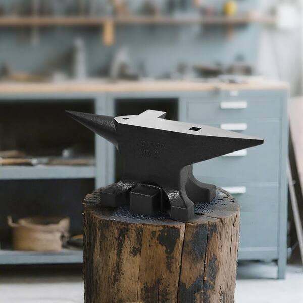 Huluwat Black 55 HRC High Hardness Steel Anvil with Round and
