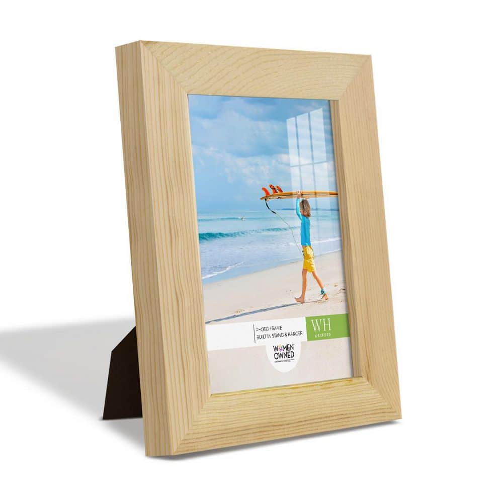 Natural Wood 3.5" x 5" Matte Finish Picture Frame