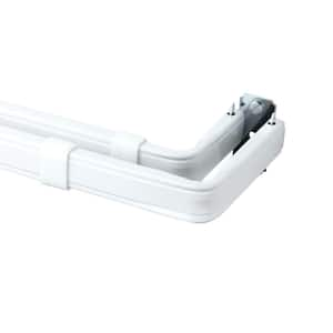 28 in. - 48 in. Lockseam Double Curtain Rod