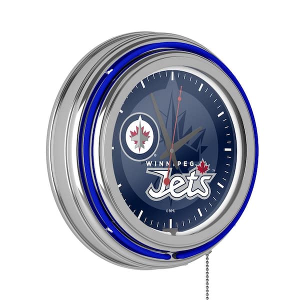 New York Jets 18 Neon Clock