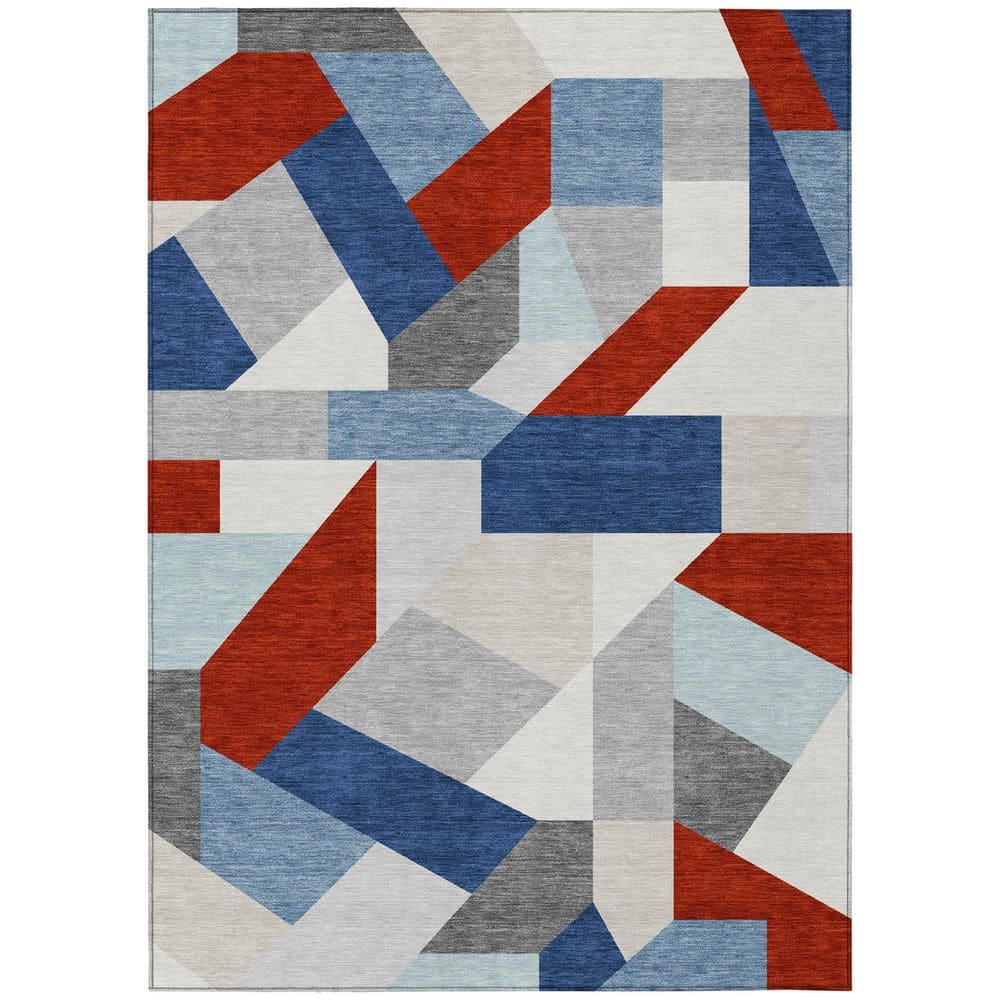 Chantille Machine Washable Indoor/Outdoor Abstract ACN2893 Red 9 ft. x 12 ft. Area Rug price history on PriceWatchPro