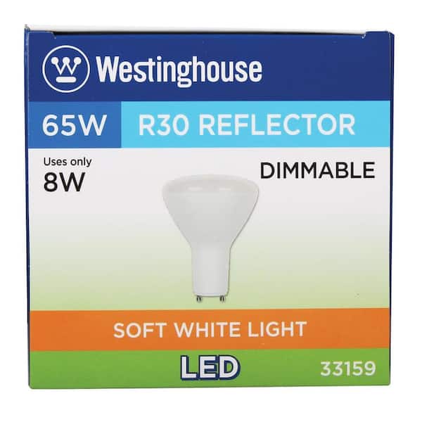Westinghouse 65W Equivalent Soft White R30 Dimmable LED Light Bulb (6-Pack)