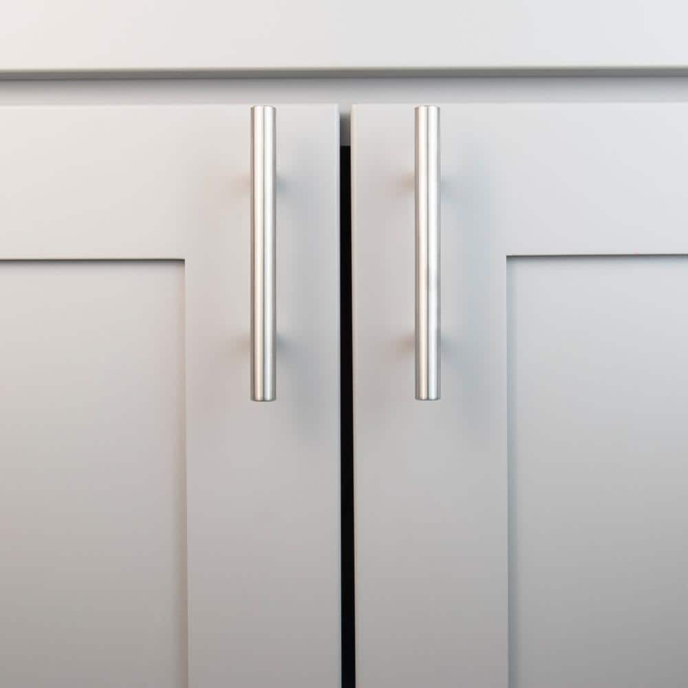 3-Inch Brushed Nickel Modern Bar Pulls with Mounting Hardware