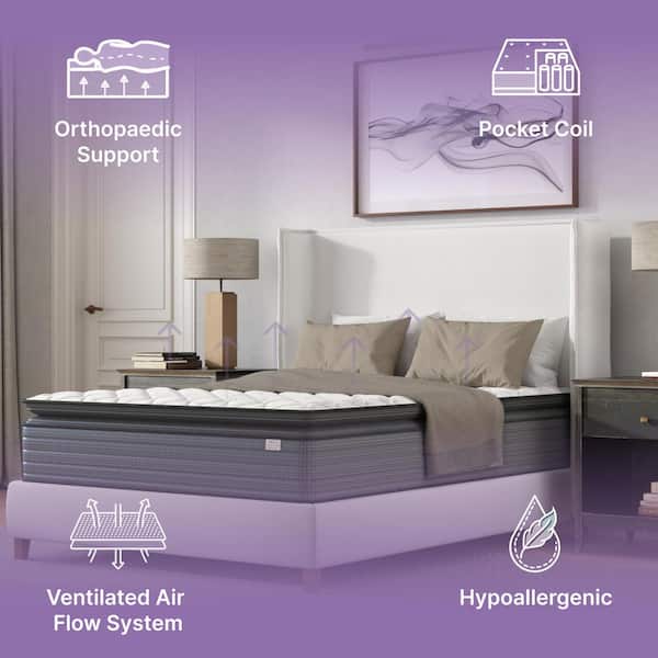 NapQueen Isabella Queen Medium Hybrid 14 in. Mattress NQIS14QQ