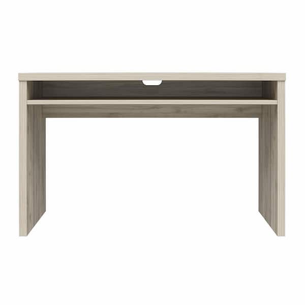 Mr. Kate Winston 47.6 in. Rectangular Light Walnut Computer Desk with Open Shelf