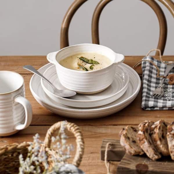食器  soup bowl Numhew 20 oz. Ceramic Soup Bowls with Handle for Chili, Beef Stew