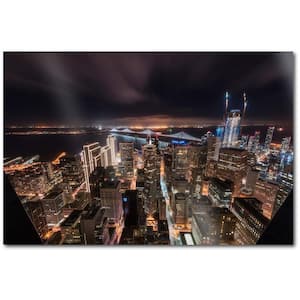 San Francisco Look Down Gallery-Wrapped Canvas Nature Wall Art 26 in. x 18 in.