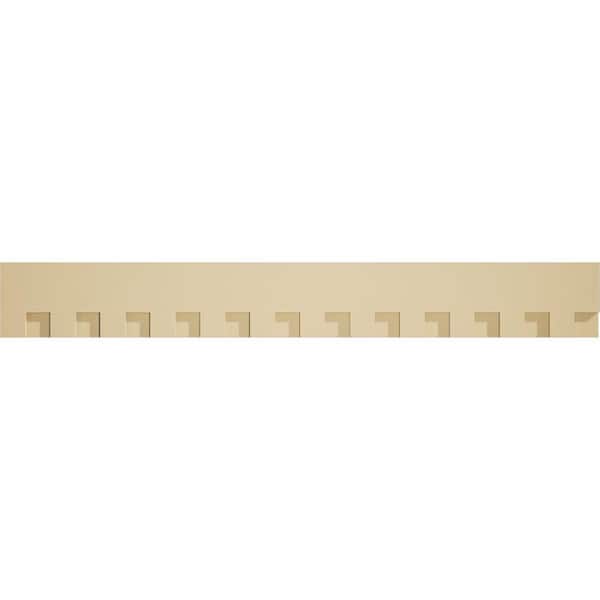 1 in. D x 6 in. W x 46.625 in. L Primed Polyurethane Panel Moulding