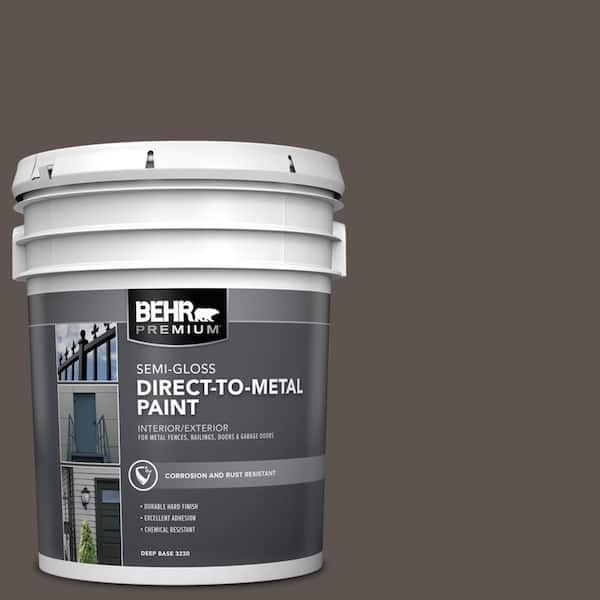 5 gal. #AE-24 Barn Brown Semi-Gloss Direct to Metal Interior/Exterior Paint