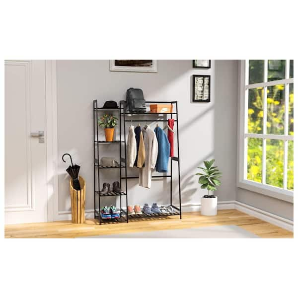 Bamboo Shelves With Drawers, Closet Organization