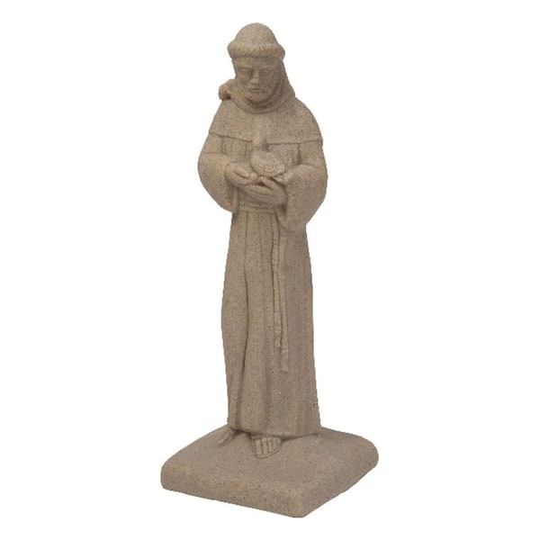 Emsco Sandstone High Density Resin St. Francis Statue