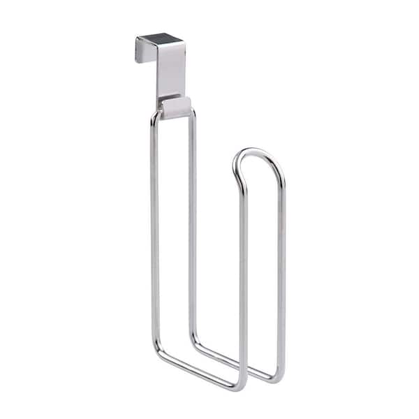 interDesign Metalo Chrome Surface Mount Toilet Paper Holder interDesign Metalo Chrome Surface Mount Toilet Paper Holder