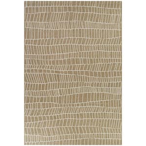 Siegel Tan 8 ft. x 10 ft.  Geometric Indoor/Outdoor Area Rug