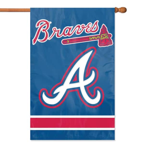 Party Animal Atlanta Braves Applique Banner Flag