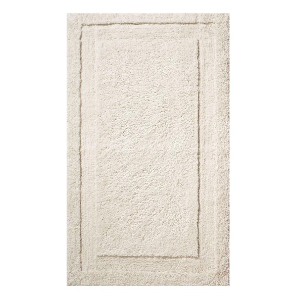 interDesign 34 in. x 21 in. Spa Bath Rug in Natural