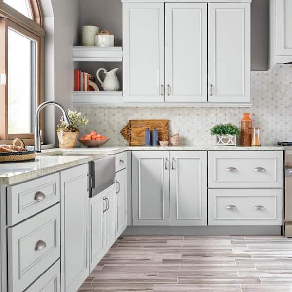 1 gal. #BL-W09 Bakery Box Semi-Gloss Enamel Interior/Exterior Cabinet, Door & Trim Paint