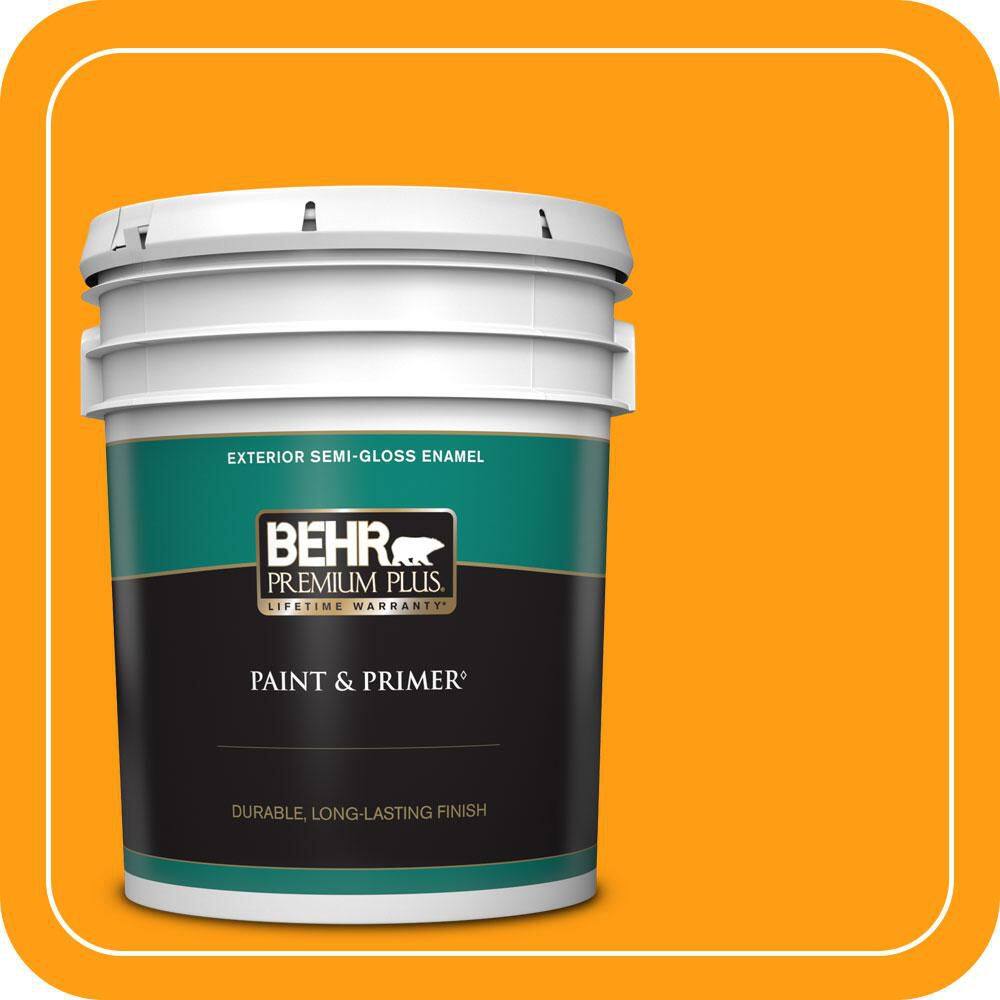 5 gal. #S-G-290 Orange Peel Semi-Gloss Enamel Exterior Paint & Primer price history on PriceWatchPro