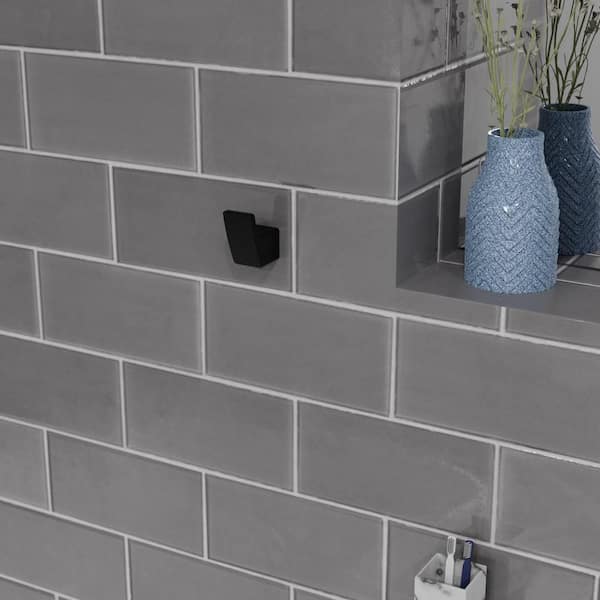 Kenzo Single Robe Hook in Matte Black