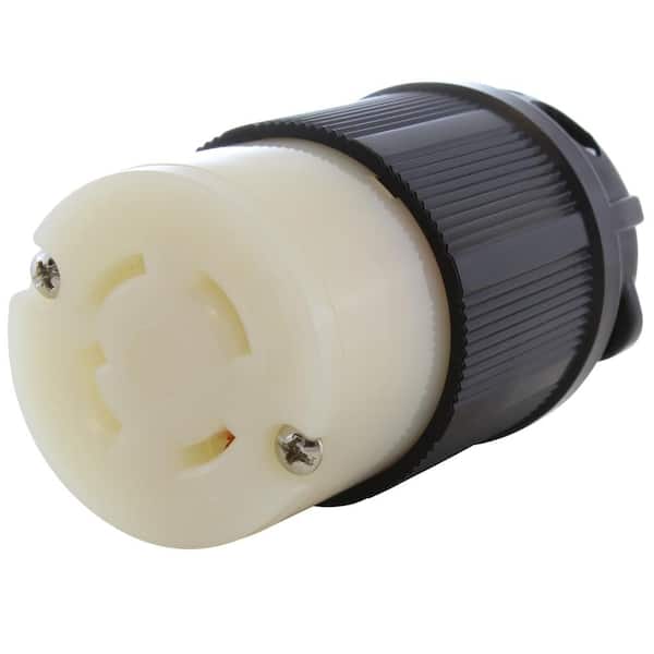 NEMA L16-30R 3-Phase 30A 480-Volt 4-Prong Locking Female Connector with UL, C-UL Approval