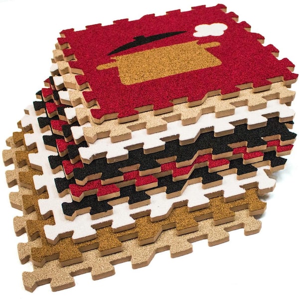 Bedroom Carpet Puzzle Carpet Tiles Splicing Child Climbing Mat  Bedroom Tatami Thicken Foam Mat Children Sponge Floor Mat (Color : A, Size  : 30x30x1.0cm-60pcs) : Sports & Outdoors