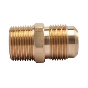 LTWFITTING No Lead Brass Hex Pipe Bushing Reducer - 3/4" Male X 1/8" Female NPT (5 Pack)