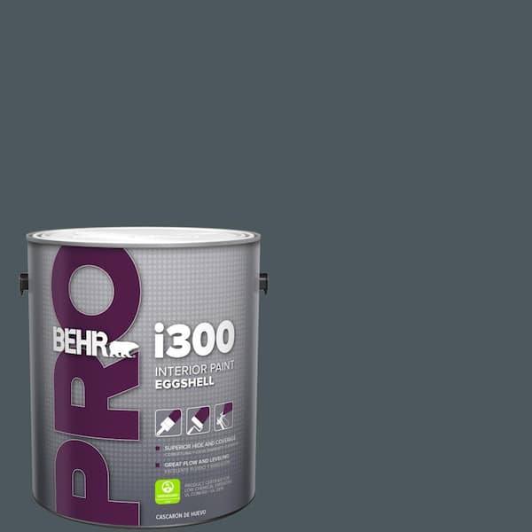 BEHR PRO 1 gal. #N470-7 Submarine Gray Eggshell Interior Paint