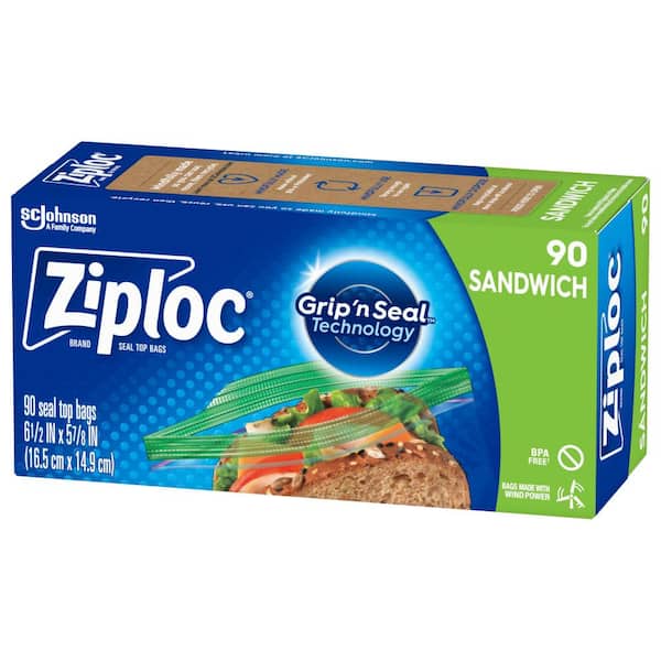 Ziploc Plastic Slider Storage Bags Quart (32-Pieces) 624759 - The Home Depot