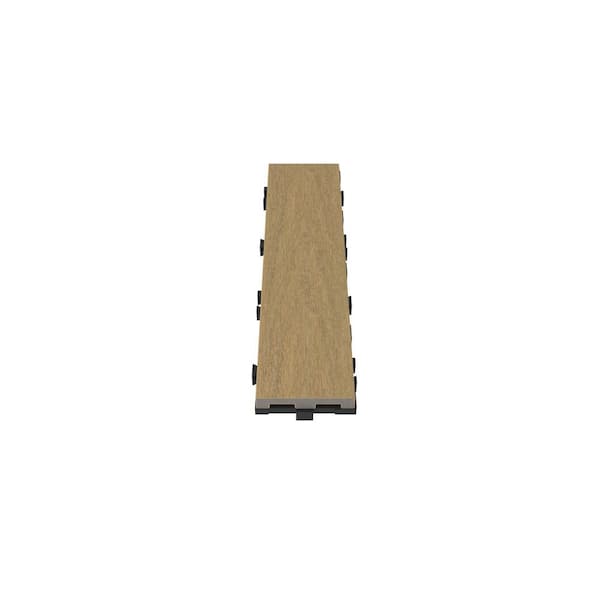 NewTechWood UltraShield Naturale 3 in. x 1 ft. Quick Composite
