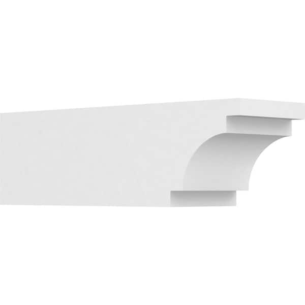 Ekena Millwork 6 in. x 6 in. x 20 in. Mediterranean PVC Rafter Tail Brace