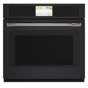30 in. Smart Single Electric Smart Wall Oven with Convection Self-Cleaning in Matte Black