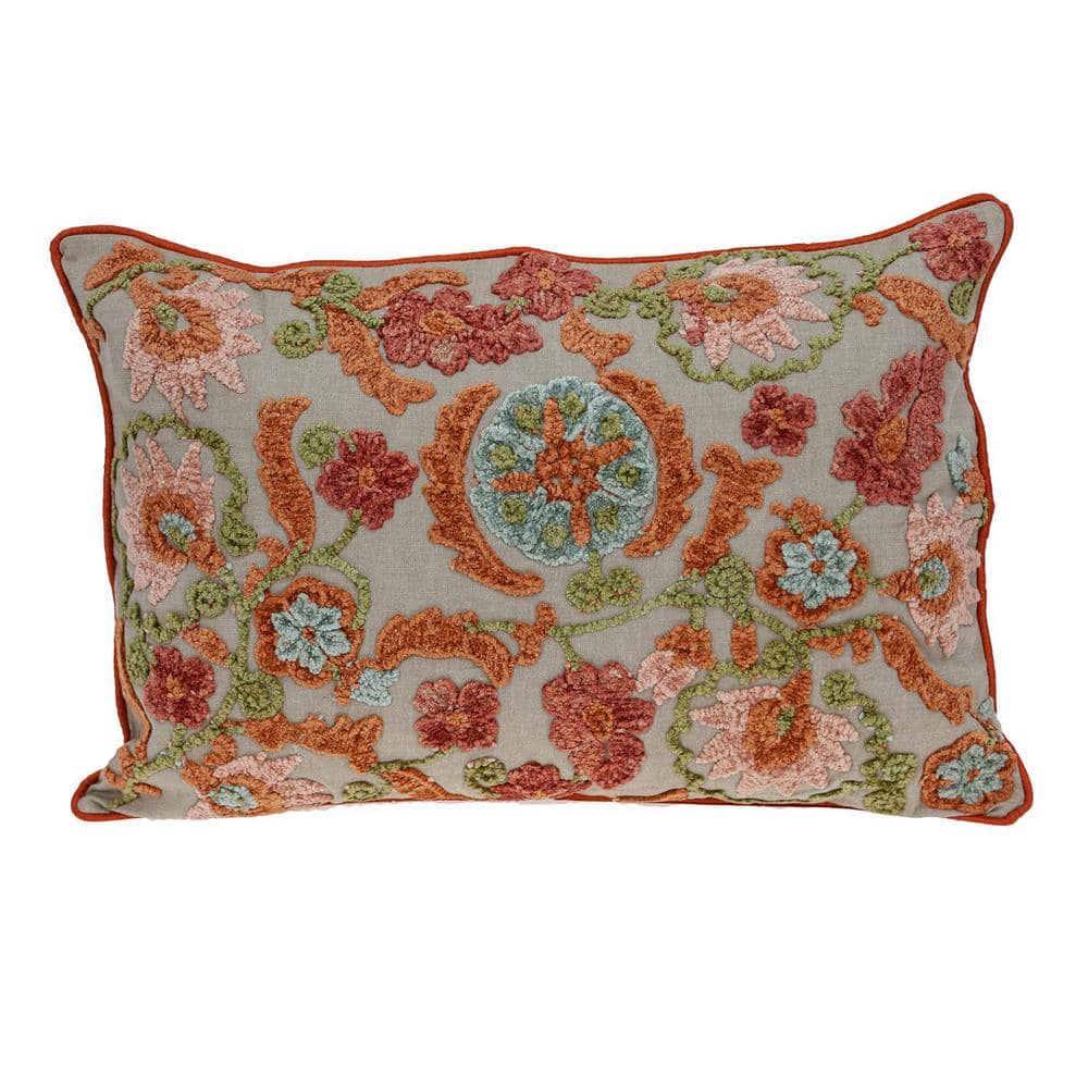 Asha Tan Bolster Throw Pillow