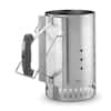 Weber 12.7 Inch Rapidfire Chimney Charcoal Starter for Use With Charcoal Grills 7416