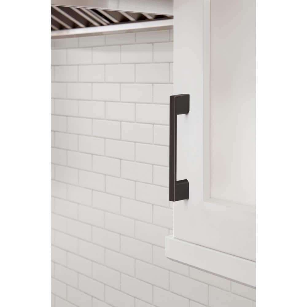 Oil Rubbed Bronze Modern Cabinet Pulls with Mounting Hardware