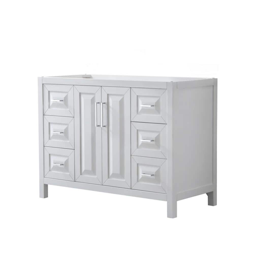 Daria 47 in. Single Bathroom Vanity Cabinet Only in White price history on PriceWatchPro