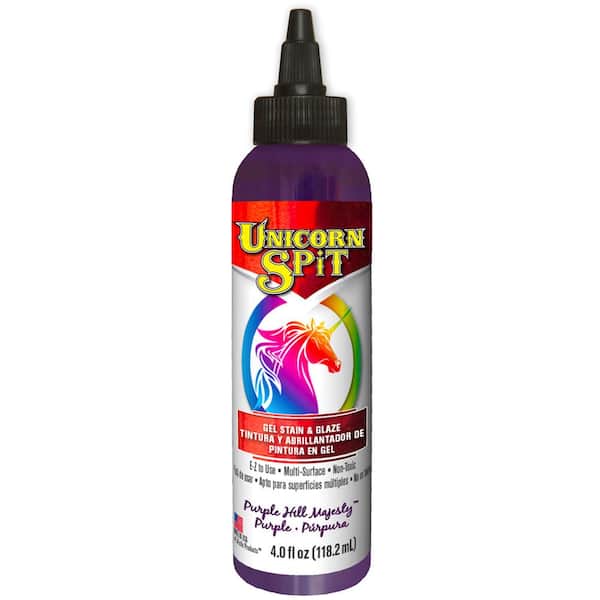 Unicorn SPiT 4 fl. oz. Purple Hill Majesty Gel Stain and Glaze Bottle  (6-Pack) 5770009 - The Home Depot